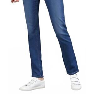 NEW MAC JEANS dream straight jeans - 32" length in mid blue